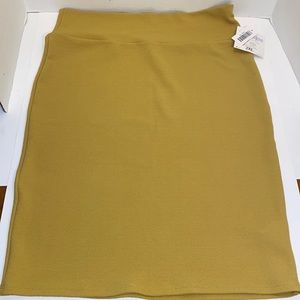 Mustard yellow pencil skirt 2xl- Cassie -Lularoe